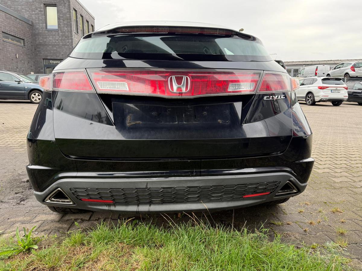 Honda Civic FK2 VIII original Stoßstange Stoßfänger hinten B92P Nighthawk Black BJ09